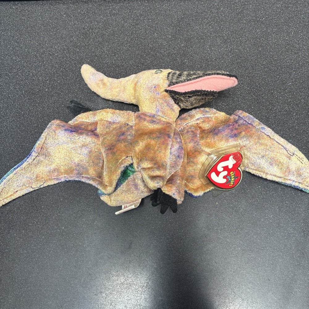 Ty Beanie Babies Swoop Pterodactyl Dinosaur Plush Toy 2000 With Tags